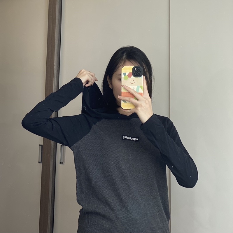 Áo hoodie dệt kim unisex Abercrombie kids (18-60kg)