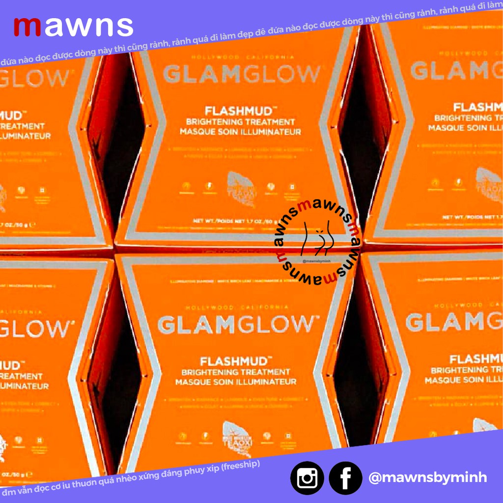 [50g] Mặt nạ làm trắng da Glam Glow Flashmud