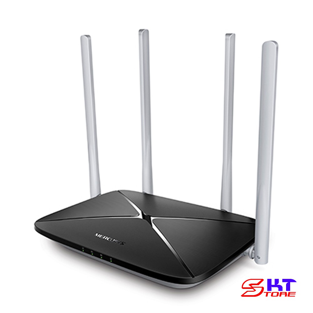 Bộ Phát Wifi Mercusys AC12 Băng Tần Kép Chuẩn AC Tốc Độ 1200Mbps - Hàng Chính Hãng