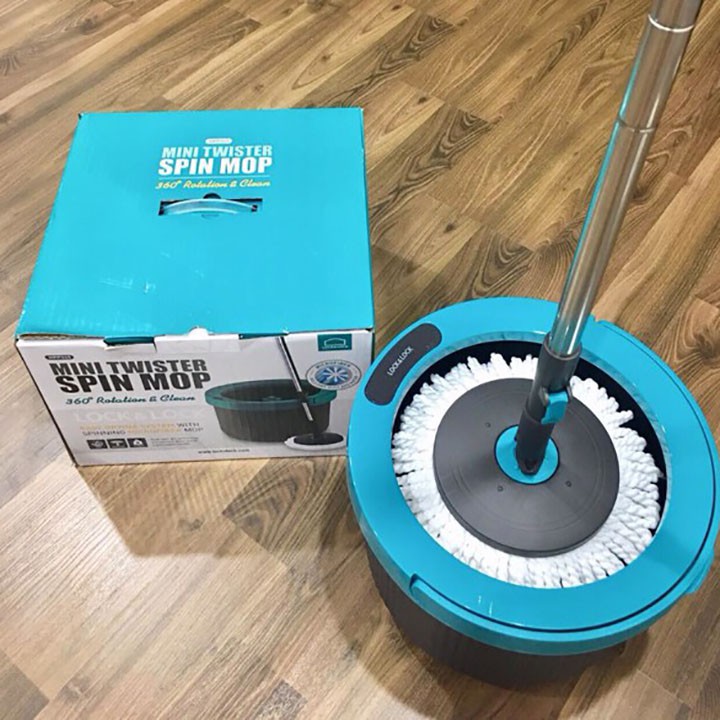 Cây Lau Nhà Lock&amp;Lock Mini Twister Spin Mop Xoay 360 Độ HPP345