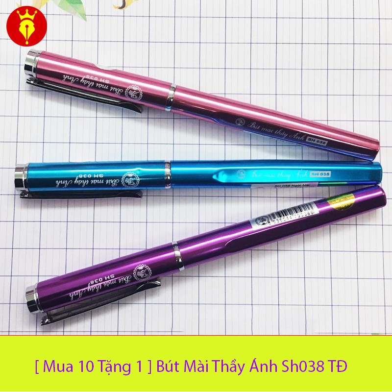 [ Mua 10 Tặng 1 ] Combo Bút Mài Thầy Ánh SH038 TĐ