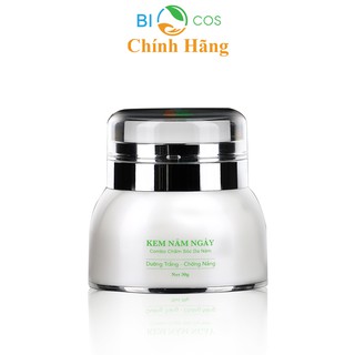 [ BIOCOS ] Kem ngừa nám ban ngày, Làm mờ nám, Tàn nhang, Dưỡng trắng da 30g - SACDEP24H.VN