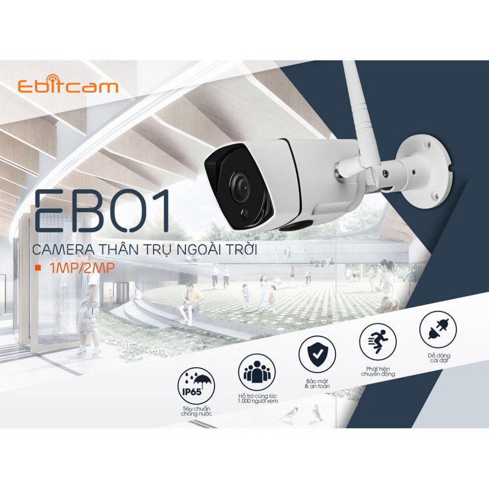 Camera ngoài trời ebitcam EBO1 – dùng wifi chất lượng HD720p .