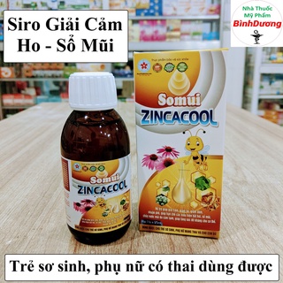 Siro ho sổ mũi zincacool - siro giải cảm, sổ mũi, ngạt mũi, giảm ho - thành phần dược liệu