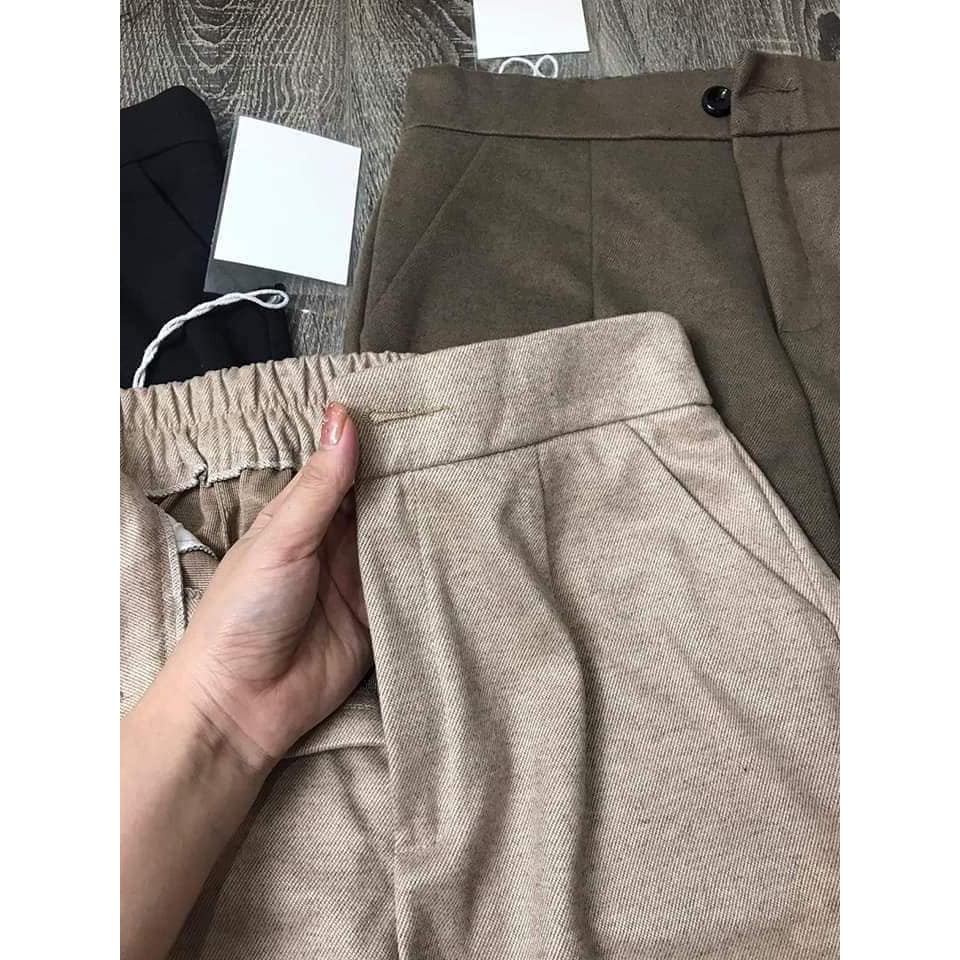 Quần Baggy Dạ Khóa Nữ 💖𝑭𝑹𝑬𝑬𝑺𝑯𝑰𝑷💖 Quần Tây Kaki Cúc Khóa Nữ Đẹp | BigBuy360 - bigbuy360.vn