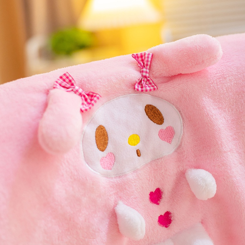 Sanrio Chăn Cuộn Hình Kuromi Melody Hoạt Hình Đáng Yêu