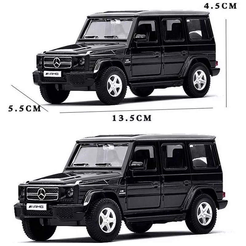 Mô hình xe Mercedes-Benz AMG G63 tỉ lệ 1:32 khung kim loại, 3 màu Đen, Đỏ, Trắng