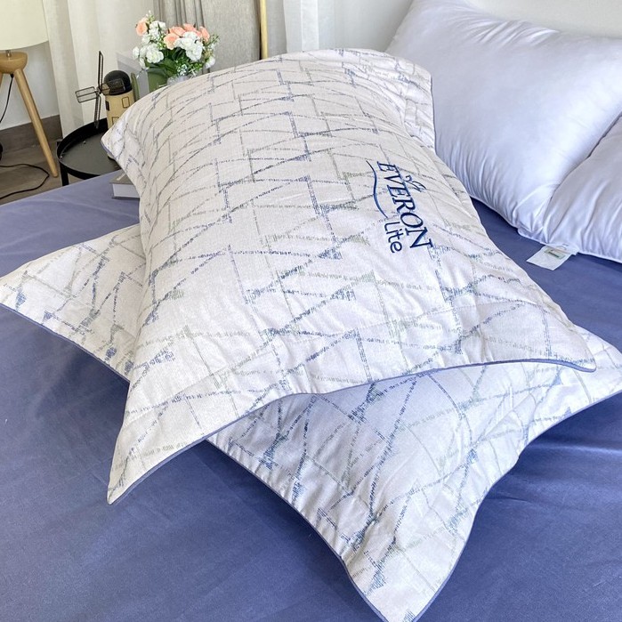 Vỏ Gối Nằm Chần Bông Cotton Hàn Quốc Everon Lite 45x65cm ( 1 cặp) | BigBuy360 - bigbuy360.vn