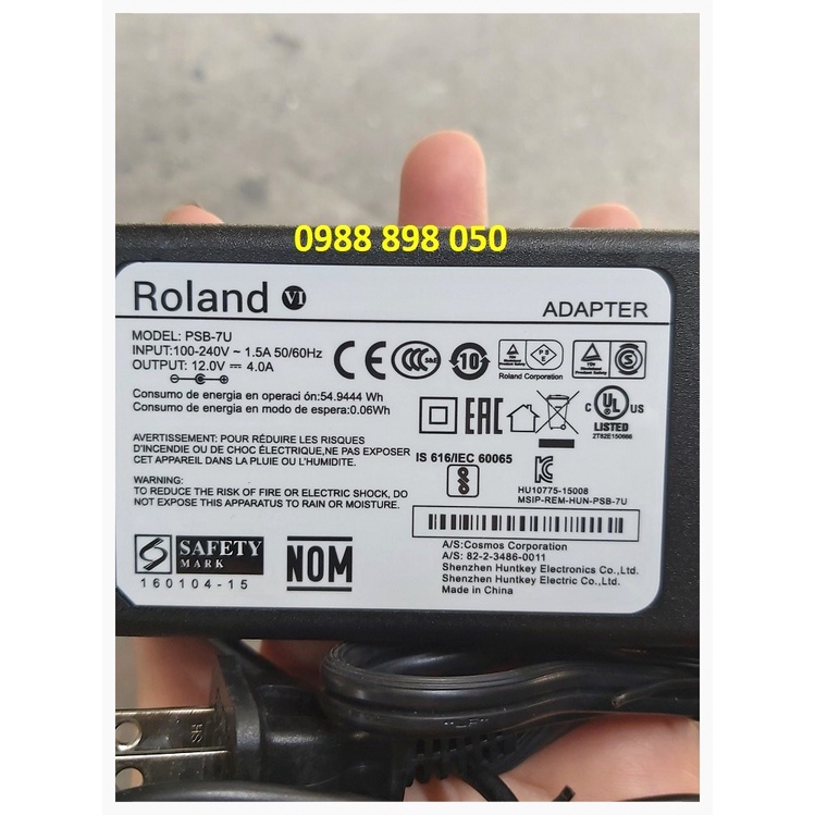 adapter nguồn ROLAND MC-808 FR-3x / xb V-Accordion loại tốt