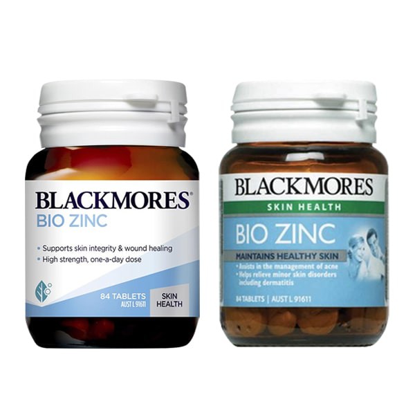 Viên Bổ Sung Kẽm Bio ZinC Blackmores Giảm Mụn (84 Viên)