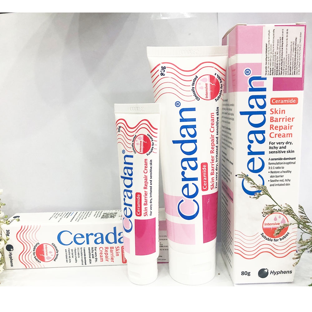 Kem dưỡng ẩm Ceradan Ceramide làm đẹp phục hồi da chống lão hoá 30gr