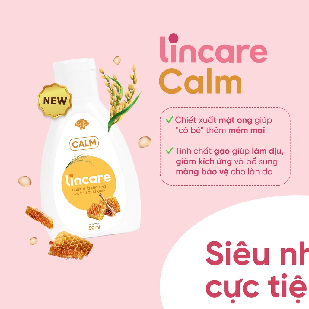 DUNG DỊCH VỆ SINH PHỤ NỮ LINCARE FULL 4 MÙI HƯƠNG