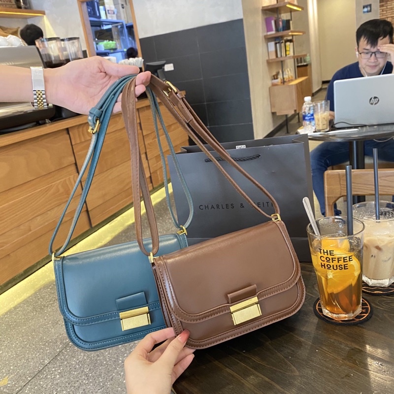 Túi Xách Nữ Đeo Vai Đeo Chéo Dáng Basic Sang Trọng Thanh Lịch