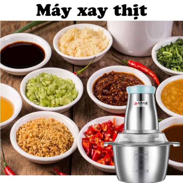 [ Home Fun ] Máy xay thịt ⚡Chính Hãng ⚡ Loại 2L và 3L - Máy xay thịt đa năng, thực phẩm, trái cây, hoa quả cao cấp