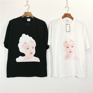 ADLV Áo Thun Tay Ngắn In Hình Bánh Donut Thời Trang Cho Cặp Đôi