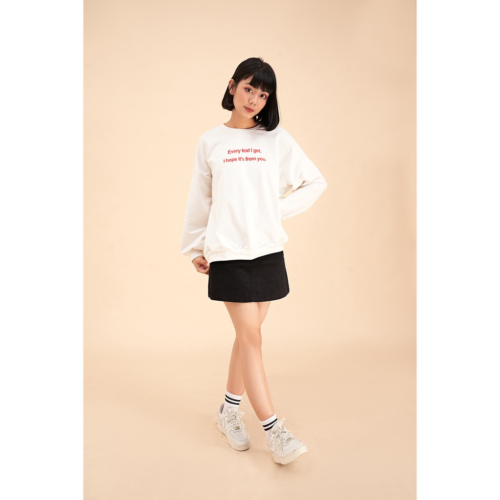 DOTTIE - Áo sweater in chữ nữ T0210 | BigBuy360 - bigbuy360.vn