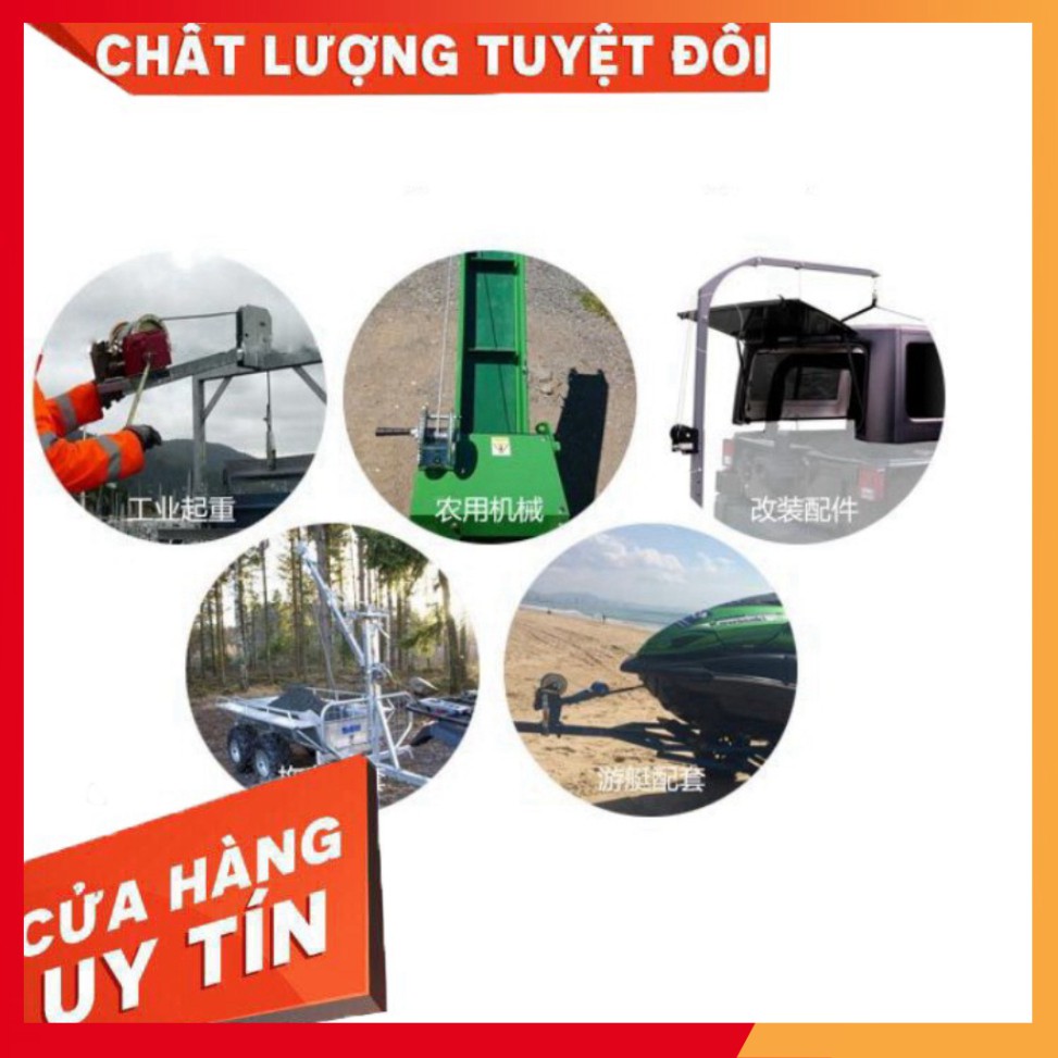 Tời Quay Tay 1200 LBS Tải Trọng 500 Kg Có Cáp Móc 10 Mét Liên Sơn Kho Sài Gòn