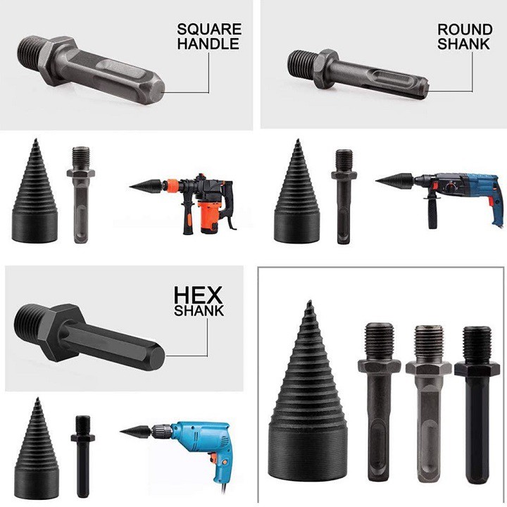Mũi Khoan Xẻ Gỗ , Tách Gỗ Tiện Dụng