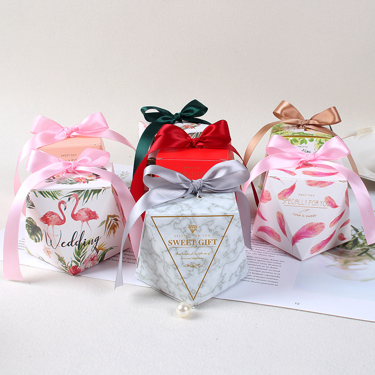 1 Hộp Đựng Kẹo Hình Viên Kim Cương Có Dây Ruy Băng Dùng Cho Tiệc Cưới, Sinh Nhật | BigBuy360 - bigbuy360.vn