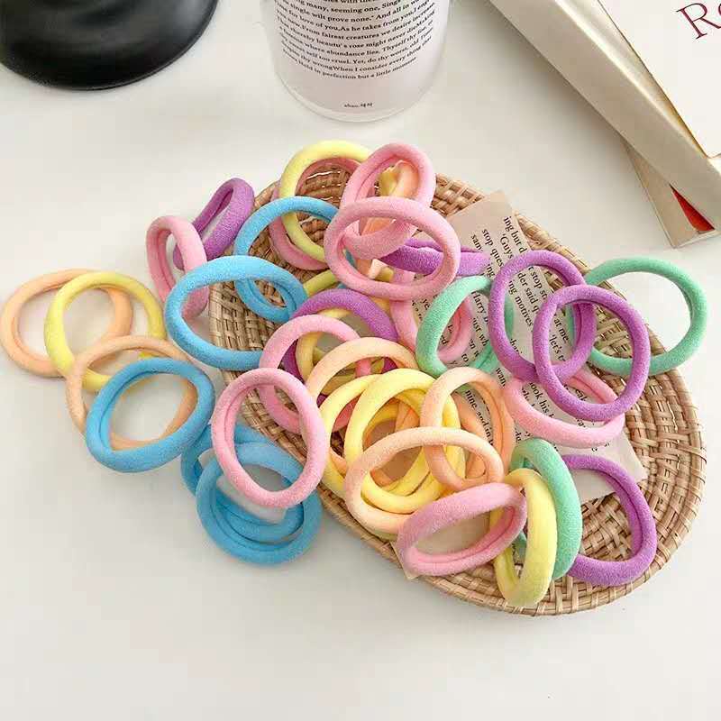 Dây buộc tóc co giãn nhiều màu sắc dành cho nữ