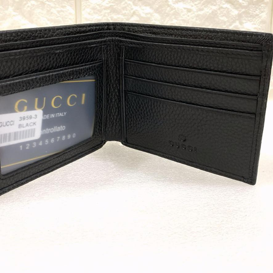 Ví Da Bò Gucci Ngắn 5.5 X Cao Cấp Cho Nam