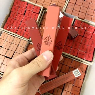 Son kem lì 3ce velvet lip tint, soft lip lacquer explicit, blur water tint