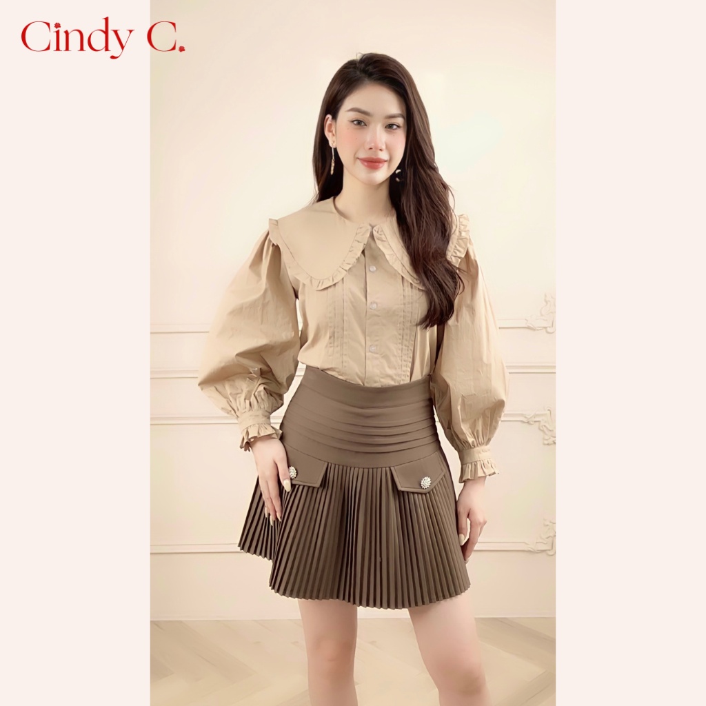 [CINDY 134] Áo Tansy CINDY C Chất Liệu Kate Thiết Kế Sang Trọng Nữ Tính 22104