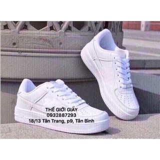 giày thể thao nam nữ full trắng