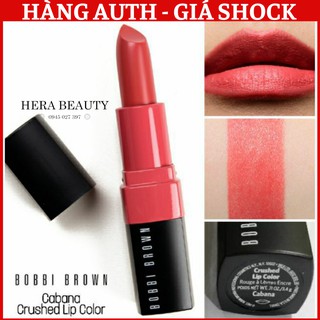[TEM CHÍNH HÃNG] Son Bobbi Brown Crushed Lips màu Cranberry, Ruby, Babe, Cabana, Angel- [CÓ HÌNH THẬT]