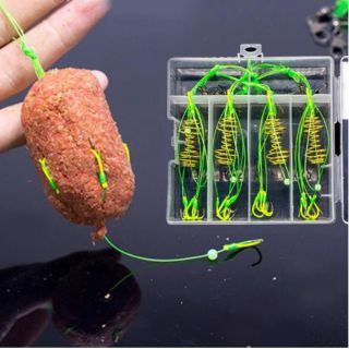 Hộp 4 lưỡi câu lancer ( lăng xê) hàng đẹp