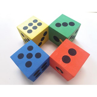 Xúc Xắc Xốp To 6,3cm