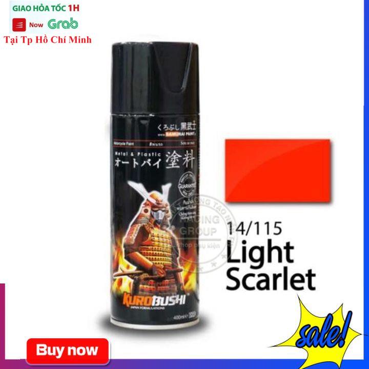 Chai Sơn Xịt Samurai Màu Cam 14/115 - Chai Xịt Chính Hãng