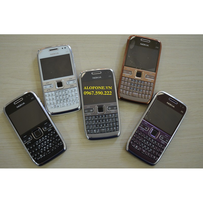 Điện Thoại Nokia E72 Có Pin Zin Chính Hãng Bảo Hành 12 tháng Có WiFi 3.5G imeil Chuẩn Đèn Cảm Biến