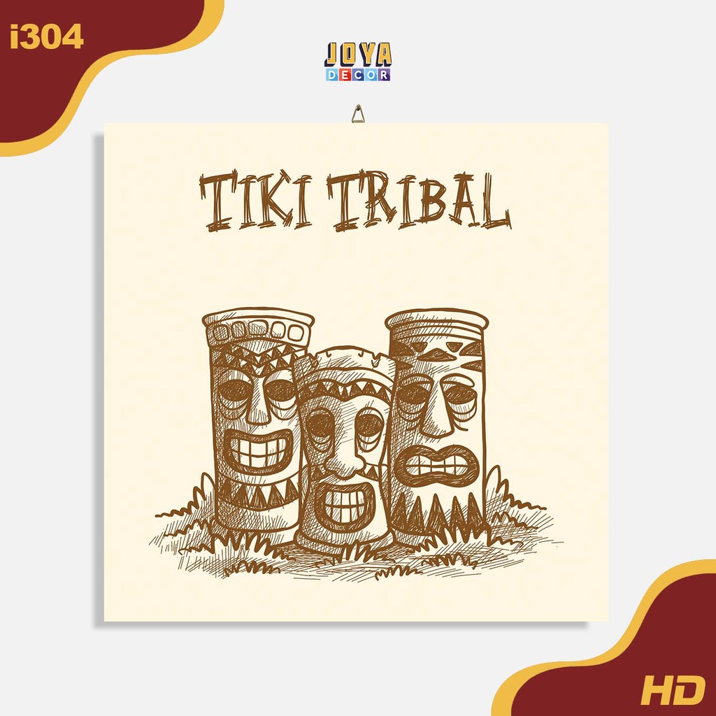 Phụ Kiện Treo Tường Trang Trí Phòng Tiki Tribal Ii301