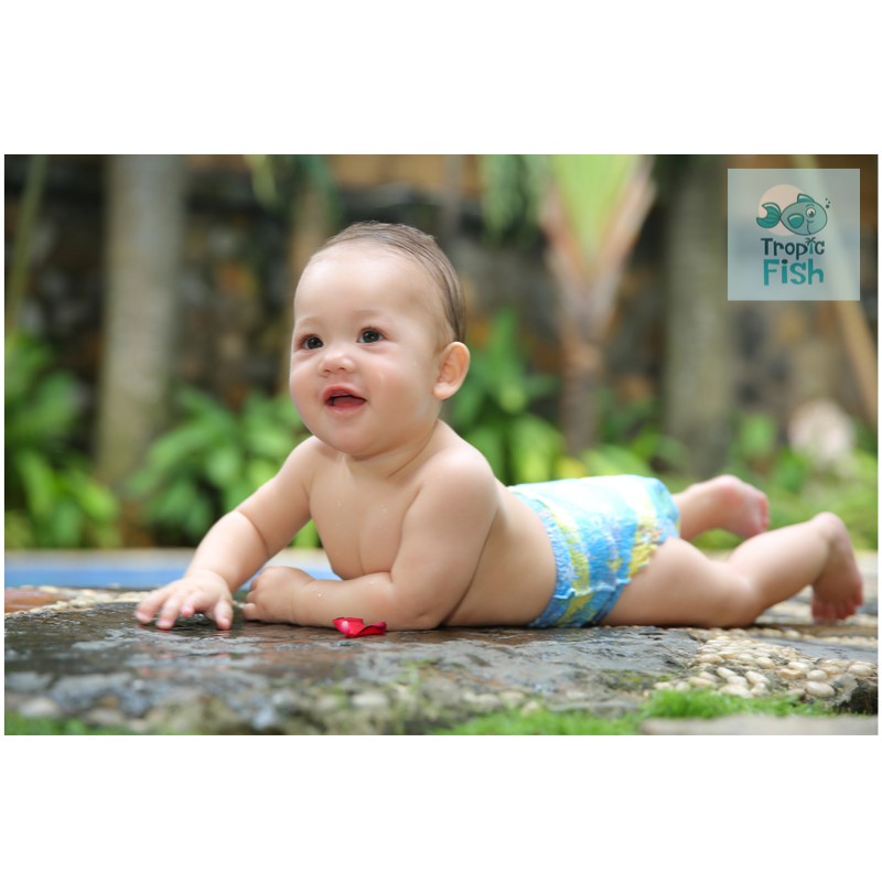 TropicFish Baby Swimdiaper Size S, M, L (3/6/10 pcs)/ Tã Quần Bơi Cho Bé TropicFish size S, M, L (Loại 3/6/10 miếng)