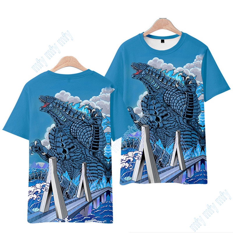 Áo Thun In Hình Godzilla Độc Đáo Cho Nam Nữ