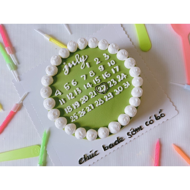 Bánh kem sinh nhật bento size 12cm