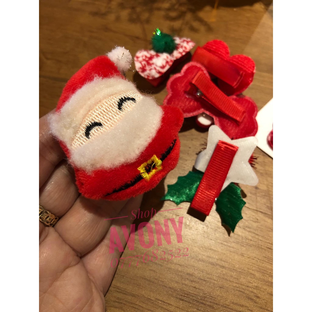 Set kẹp mái trẻ em Noel