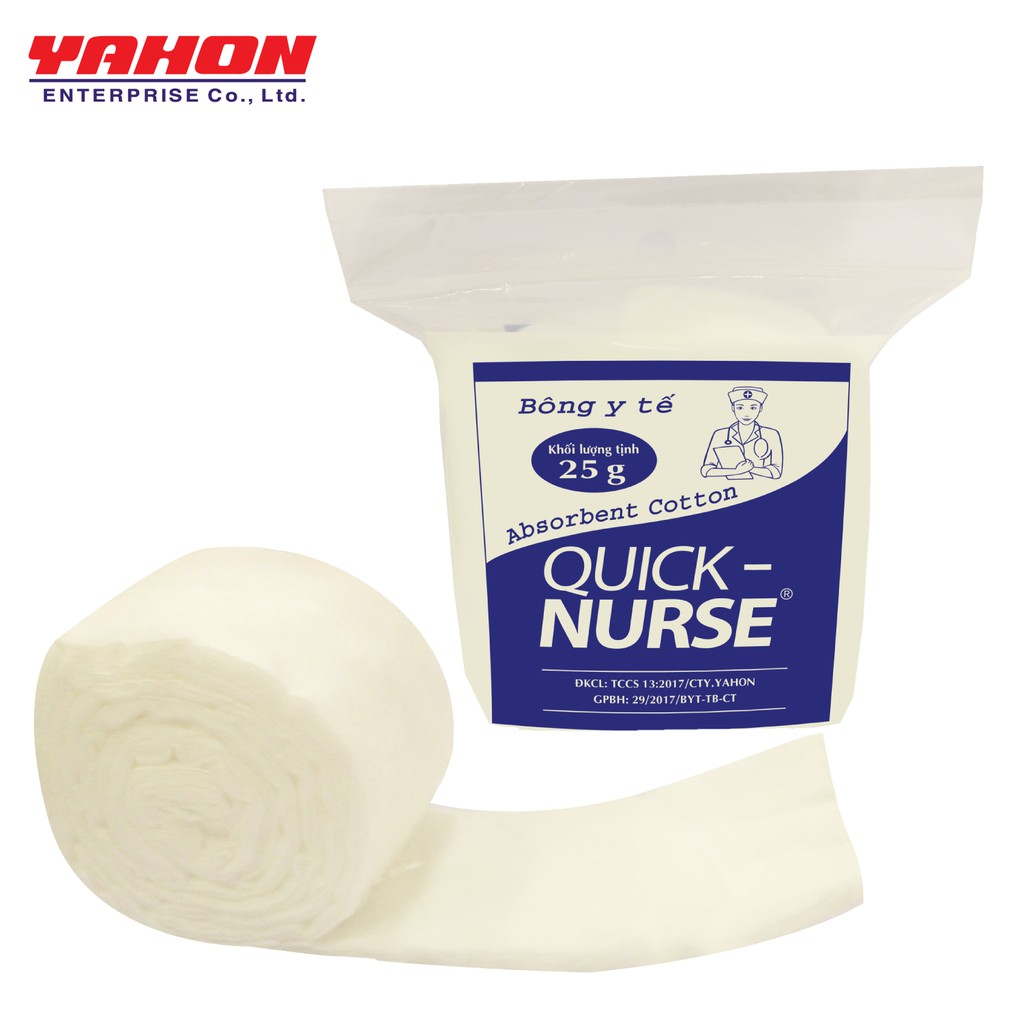 Bông y tế Quick Nurse 25g