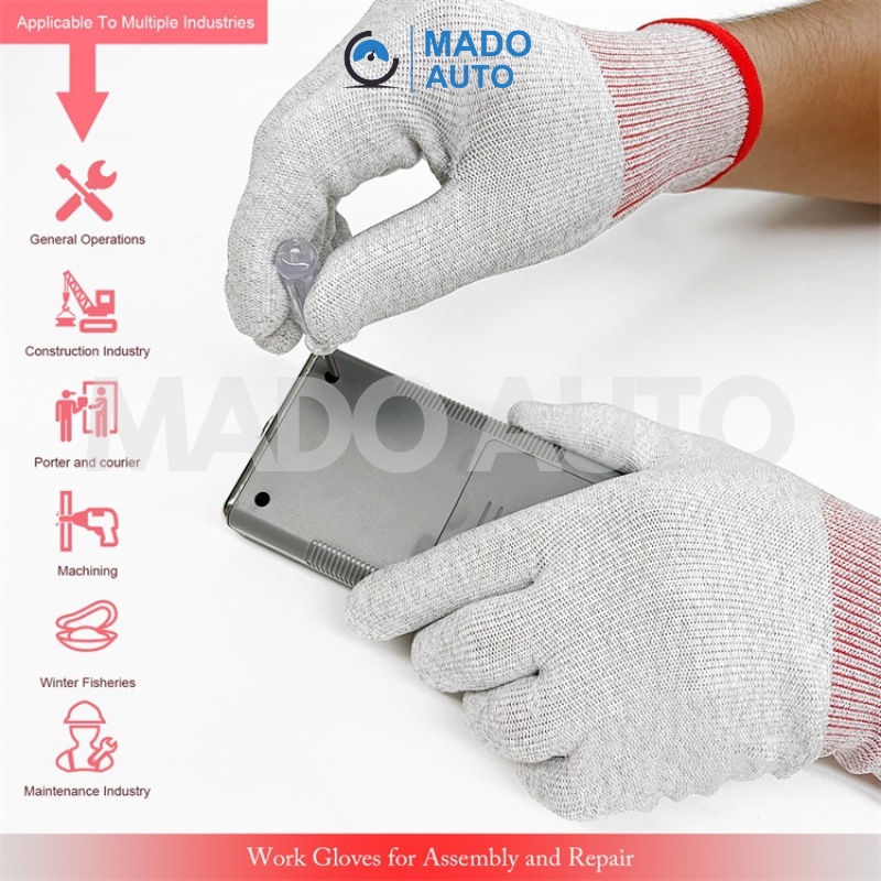 Găng tay dán Film cách nhiệt, làm Decal ô tô, chống tĩnh điện MADO AUTO FT61