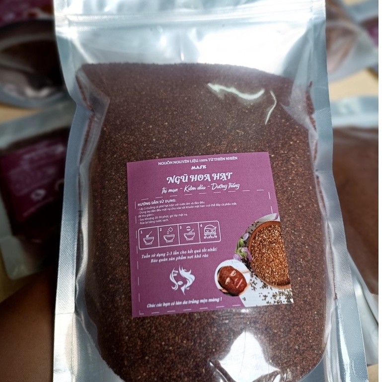 1kg ngũ hoa hạt sạch, mặt nạ đắp mặt chuyên dụng spa, hạt đinh lịch