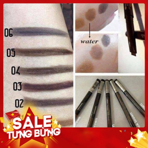 [FREE SHIP] Chì kẻ lông mày 2 đầu Design My EyeBrow- mẫu số 2-màu Dark Brown