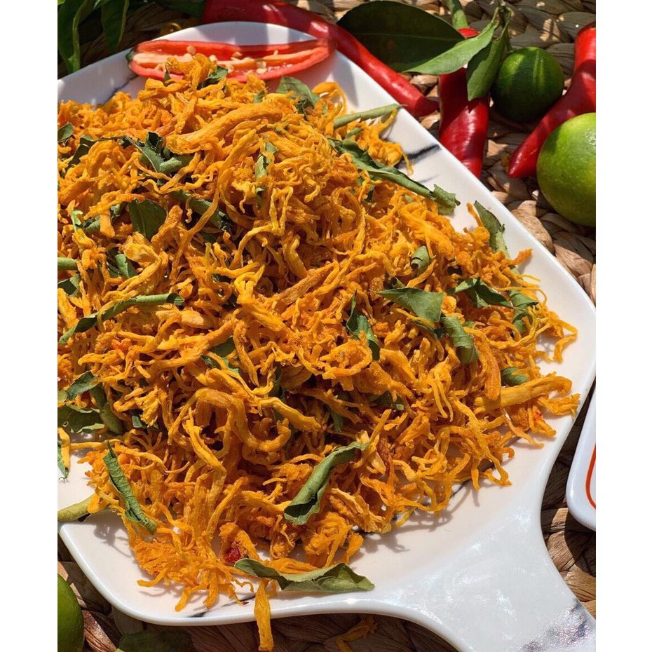 500gr Khô gà lá chanh ngon loại 1 siêu ngon | BigBuy360 - bigbuy360.vn