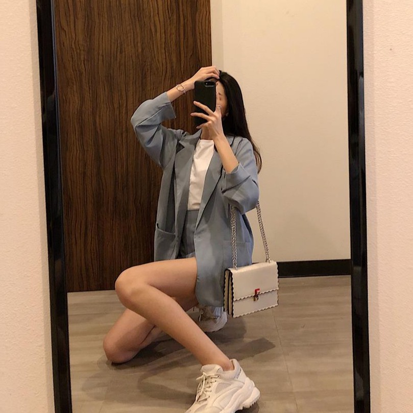 Set Trang Phục Áo Vest Chân Váy Công Sở (CHẤT BAO ĐẸP)