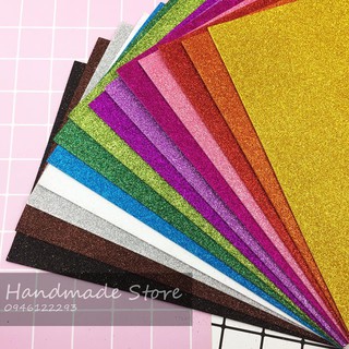 Giấy xốp kim tuyến khổ a4