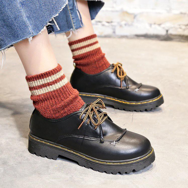 Giày ulzzang dây nâu Hàng quảng châu | BigBuy360 - bigbuy360.vn