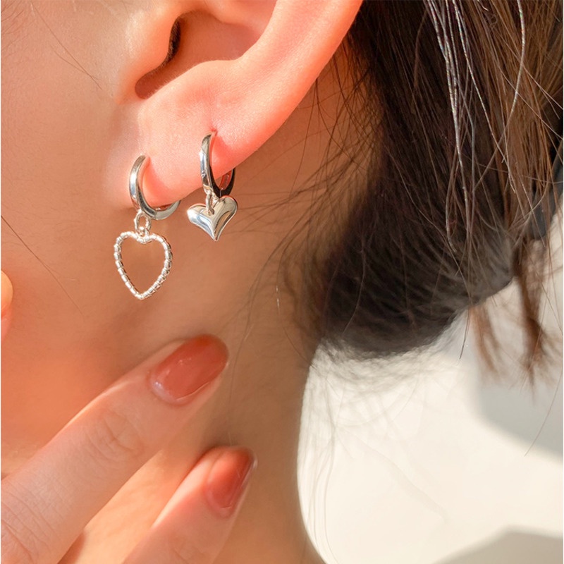 Bông Tai Hình Trái Tim Xinh Xắn Cho Nữ