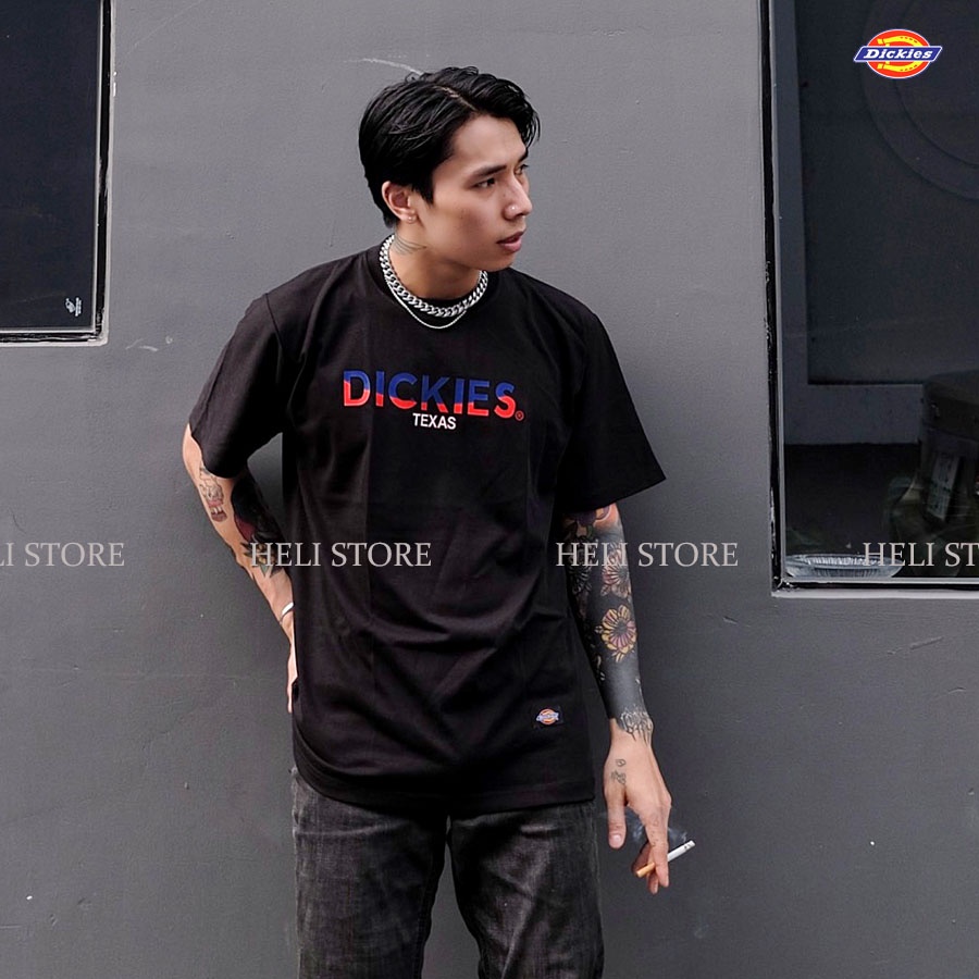 Áo thun Dickies - Teeshirt Dickies Original - Đen &amp; Trắng - Unisex nam nữ.