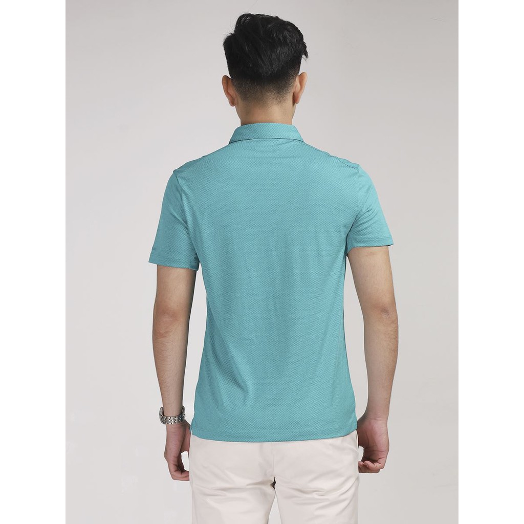 Áo polo nam ARISTINO mặt vải dệt Jacquard họa tiết lục lăng tinh tế, sang trọng - APS057S8 | BigBuy360 - bigbuy360.vn