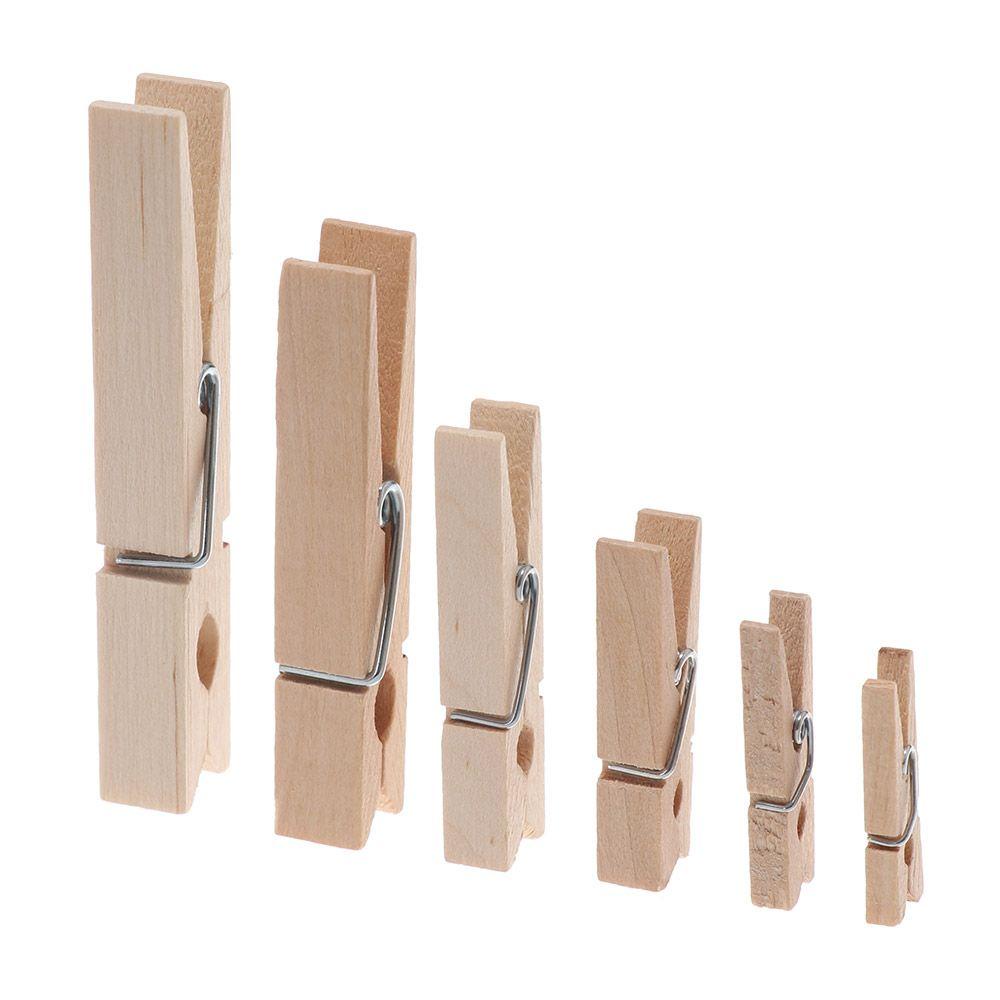 CONOPERY Set 100 Kẹp Gỗ Phơi Quần Áo / Đồ Dùng Tiện Dụng